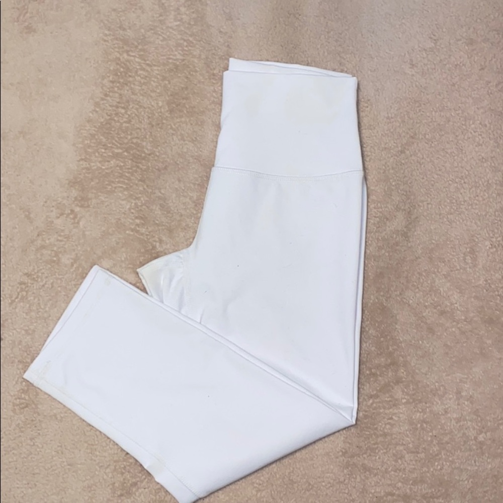 White legging Capri